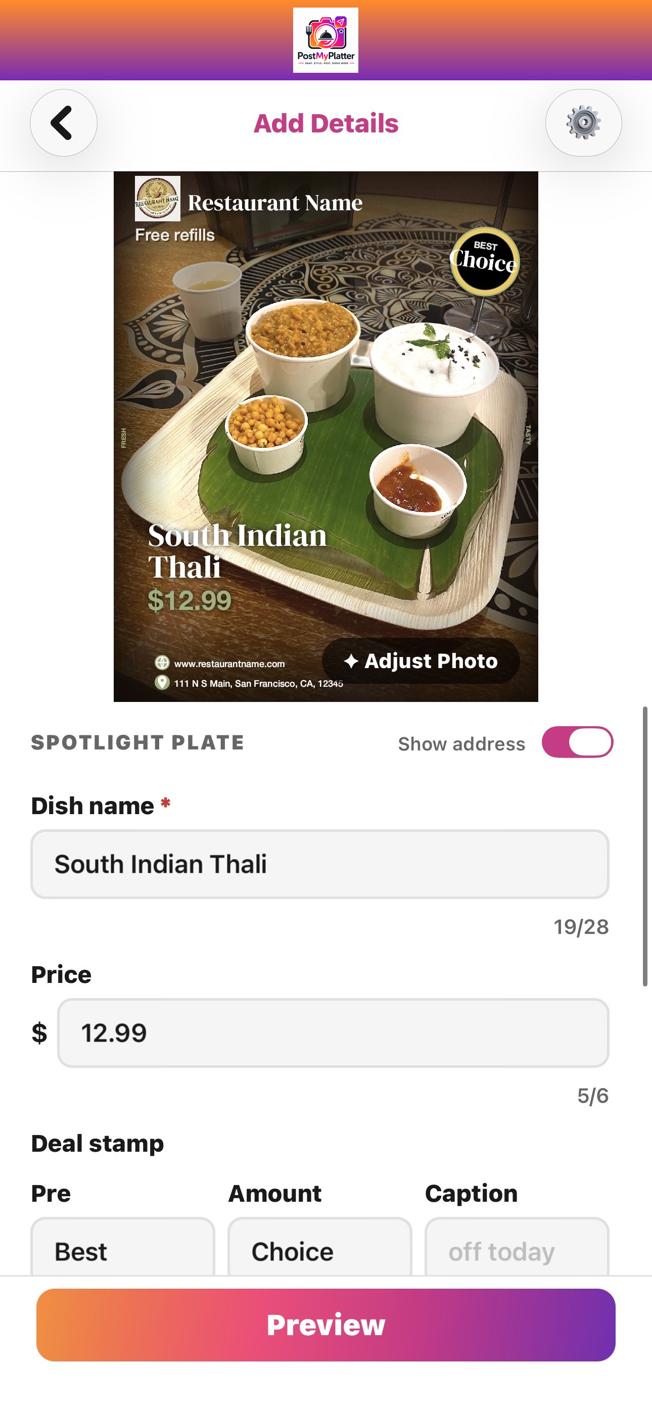 PostMyPlatter screenshot 7
