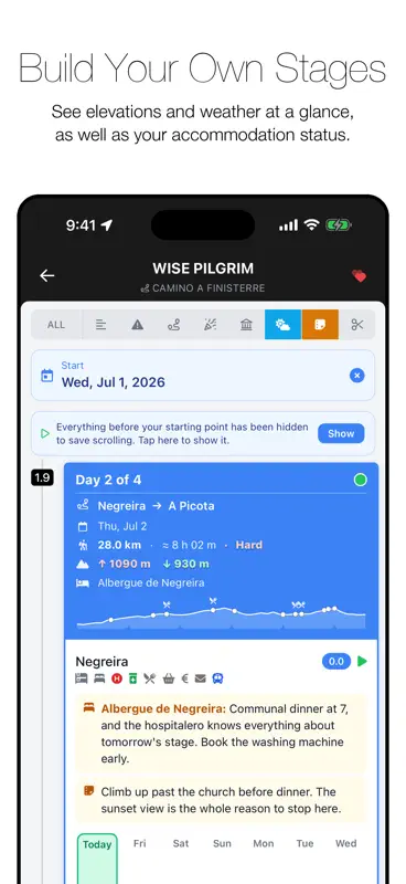 Wise Pilgrim Finisterre screenshot 2 of 10
