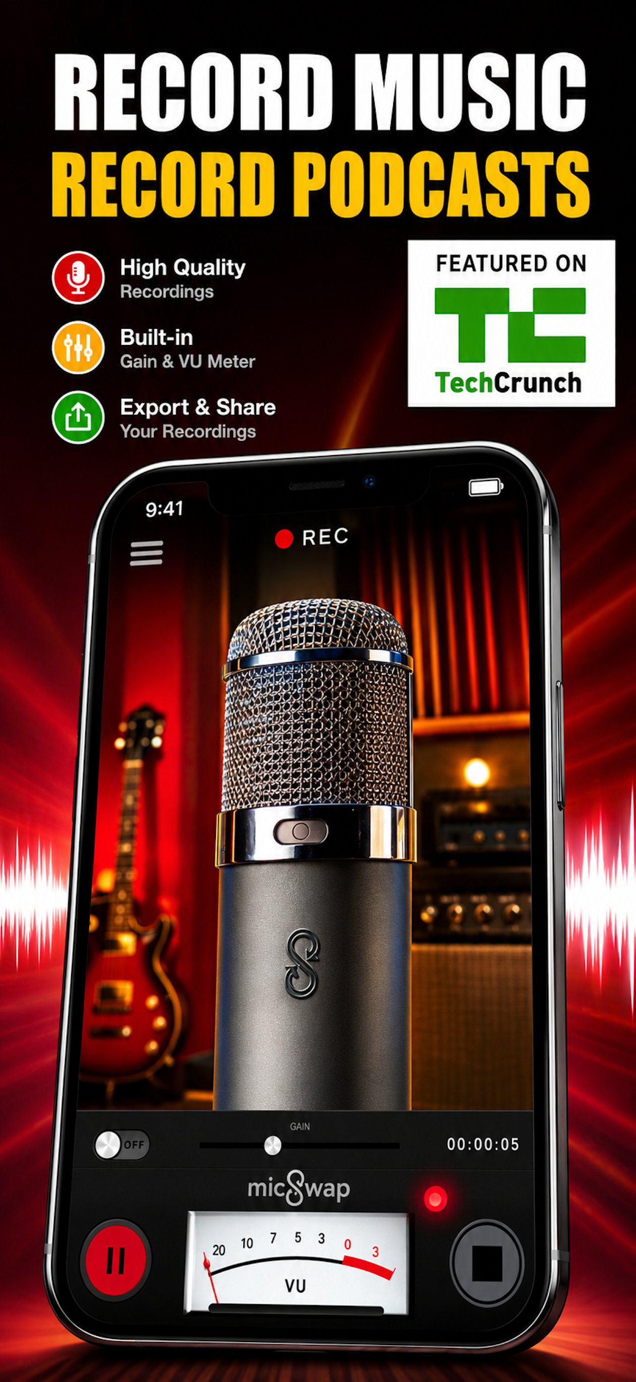 MicSwap: Microphone Recording