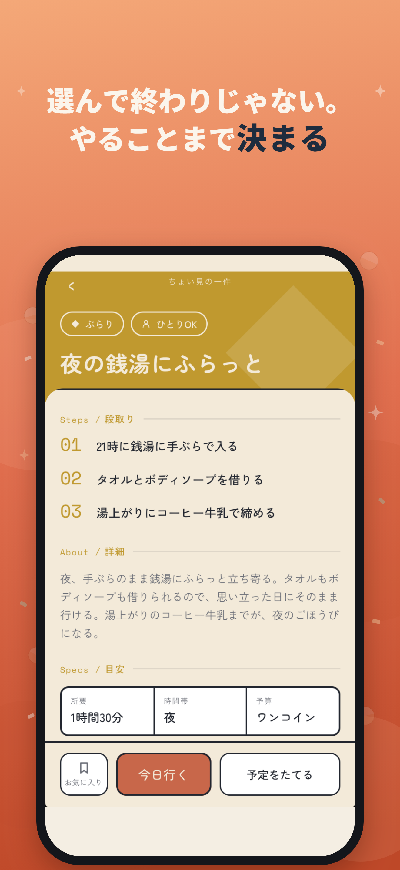 Choimi：ひとりの休日・近場のおでかけ screenshot 3