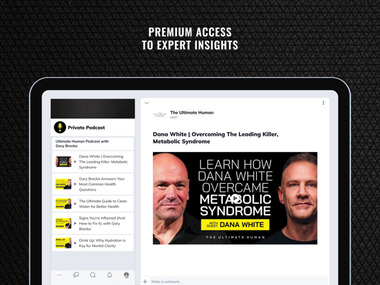 The Ultimate Human iPad screenshot 3 - Health & Fitness app