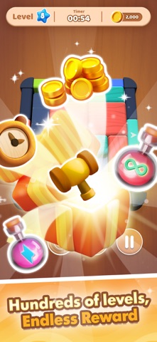 Wood Block Jam Free Of Ads iPhone screenshot