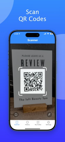 CodeSnap: QR creator screenshot