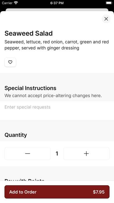 Thai Nakornping iPhone screenshot 4 - Food & Drink app