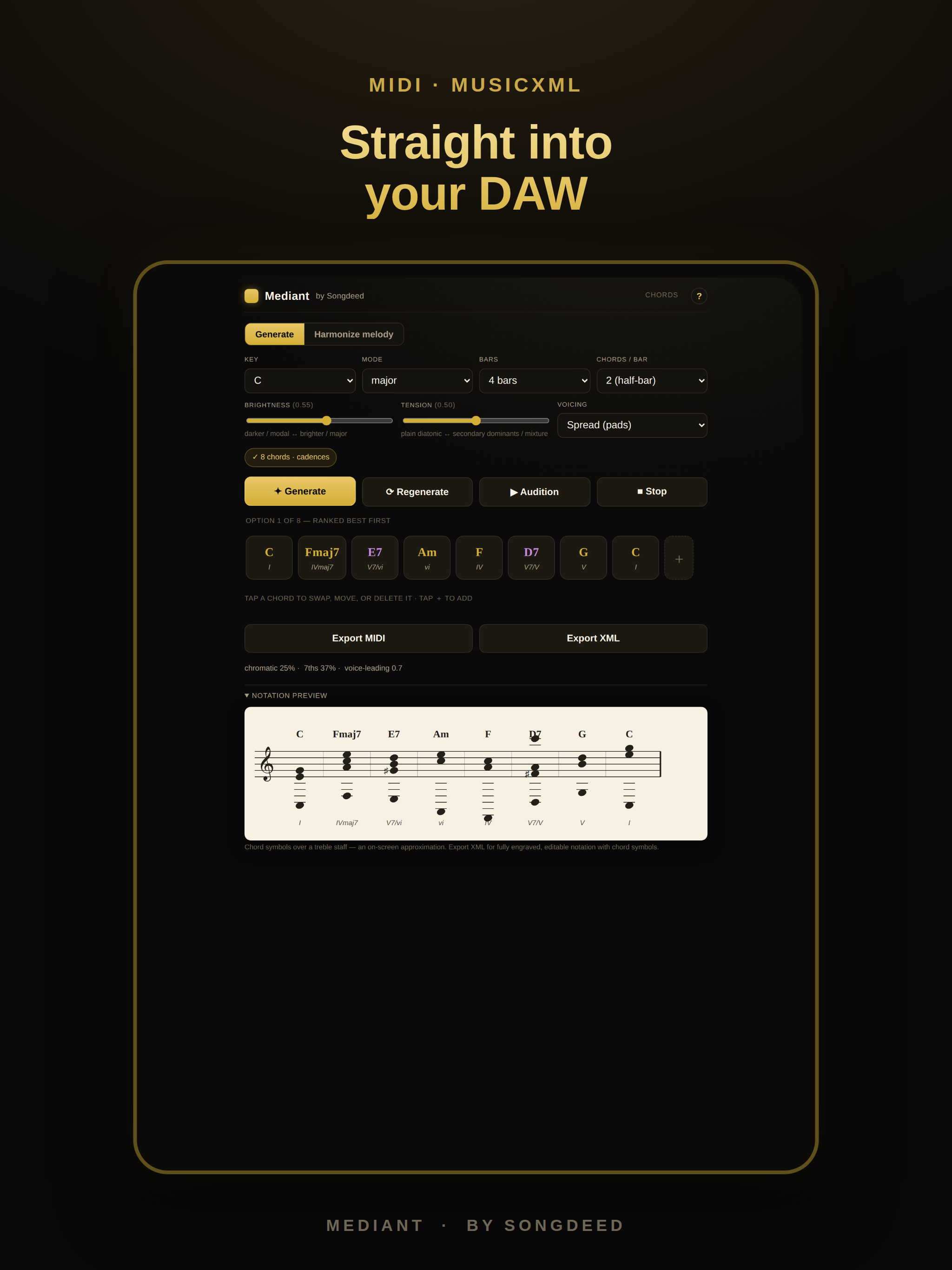 Mediant: Chords & Harmonize screenshot 7