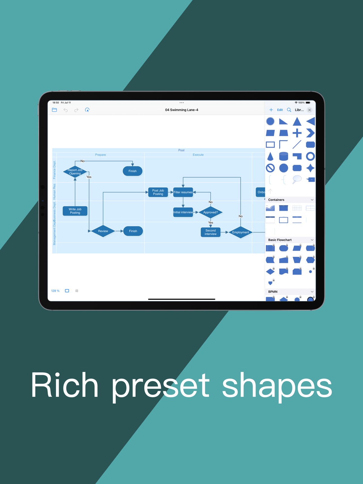 Flowchart Designer 5 ipad screenshot 3