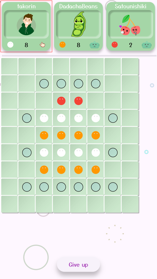 #3. Honobono Reversi (iOS) 由: Yoshitaka Kashifuji