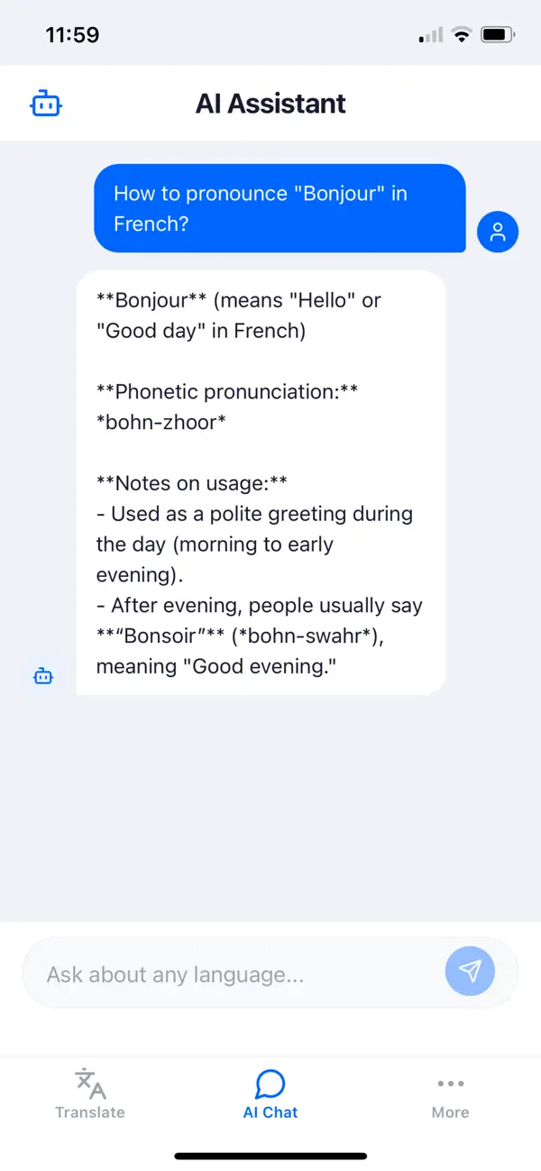 Screenshot #3 pour AI Global Translator