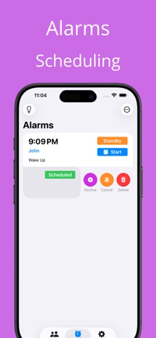 Alarm Friend: Wake Up Together iPhone screenshot