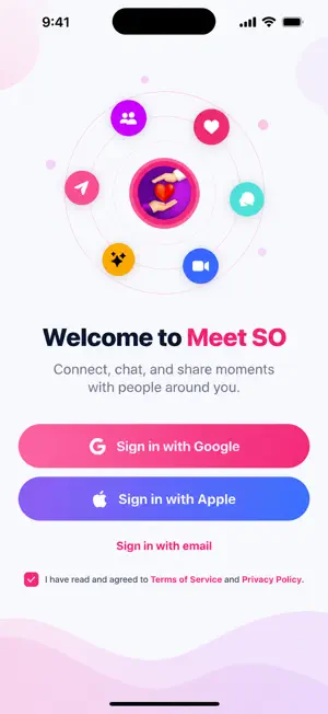 Meet SO: Chat & Video screenshot 1