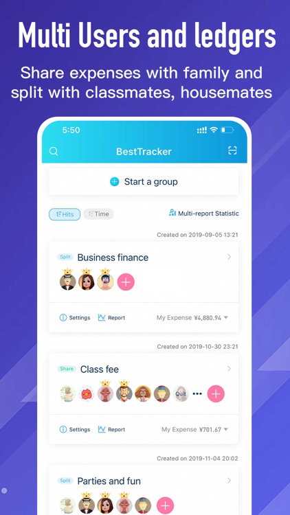 BestTracker - 百事AA记账