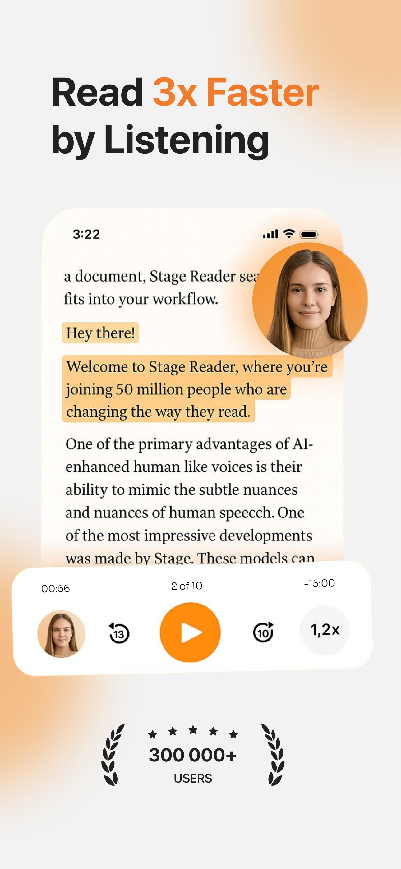 Text to Speech ePub PDF :Stage