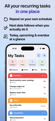 Loopy: Recurring Task Tracker Screenshot 1 of 5