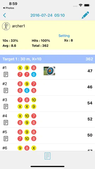 Скриншот My Archery на iPhone 3