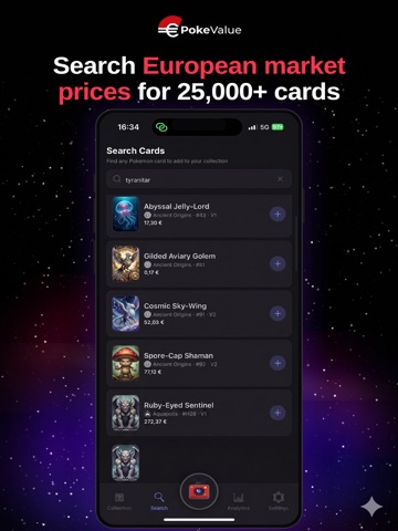 PokeValue - Card Value Scanner iPad screenshot