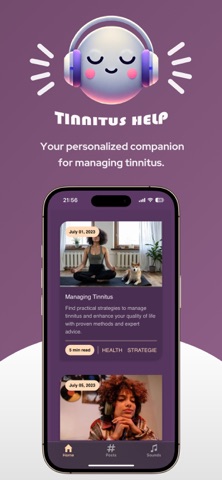 Tinnitus Help App Screenshot 1 of 8