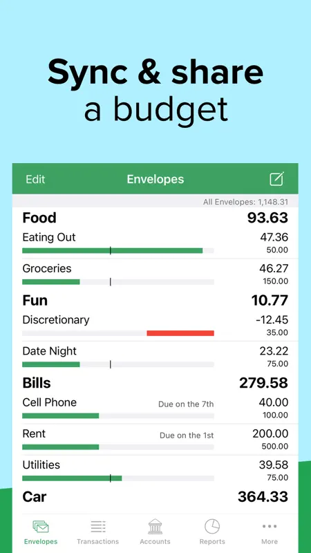 Goodbudget Budget Planner screenshot 1 of 9
