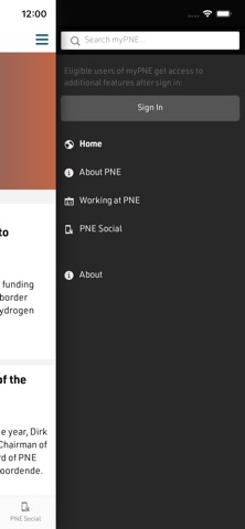 myPNE – by PNE Group app screenshot 2