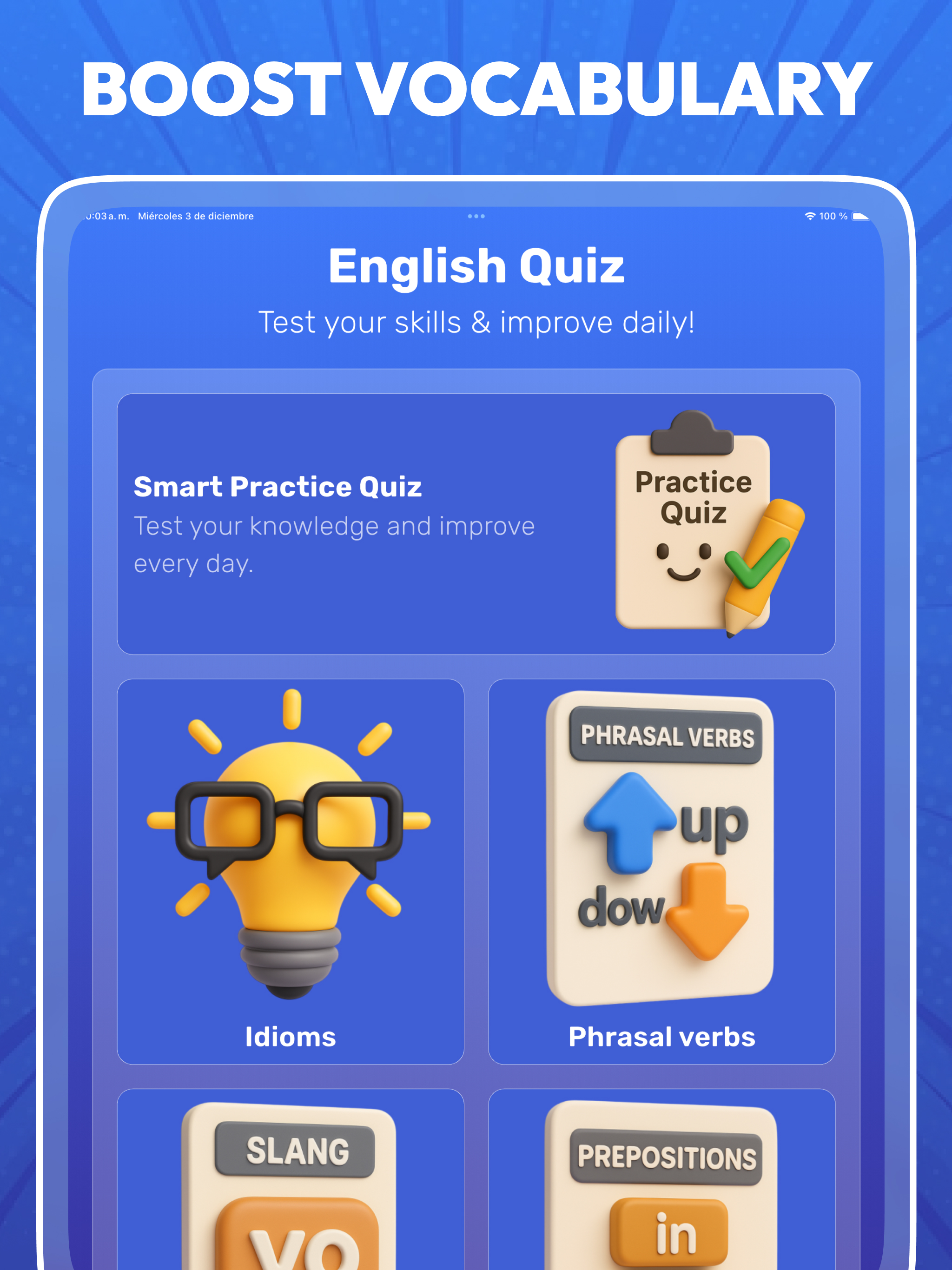 English Quiz test your level