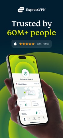 ExpressVPN: Super Secure VPN App Store preview screenshot 1