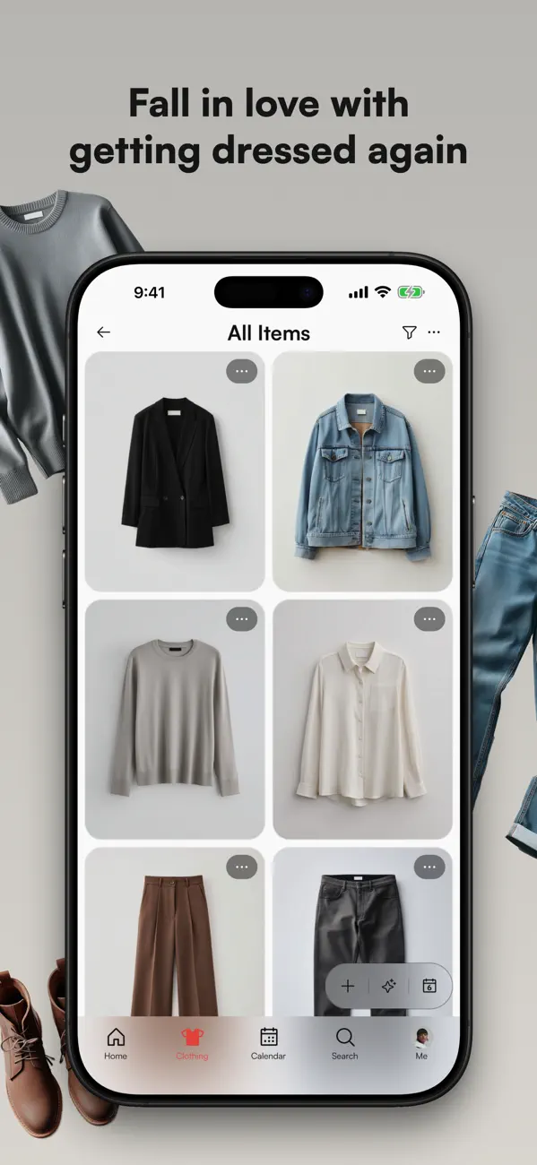 Screenshot #1 pour The Clothing App Style Planner