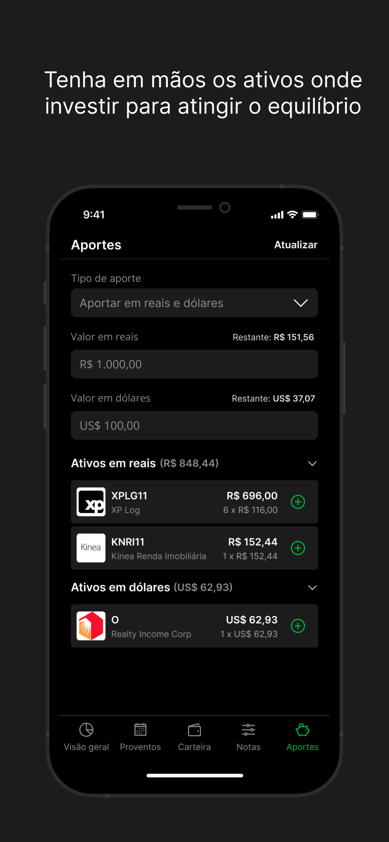 bh.wallet - Investimentos