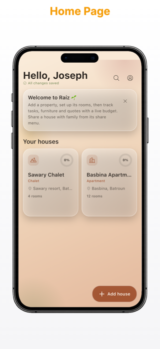 Raíz: Home Renovation Tracker Screenshot 3 of 7