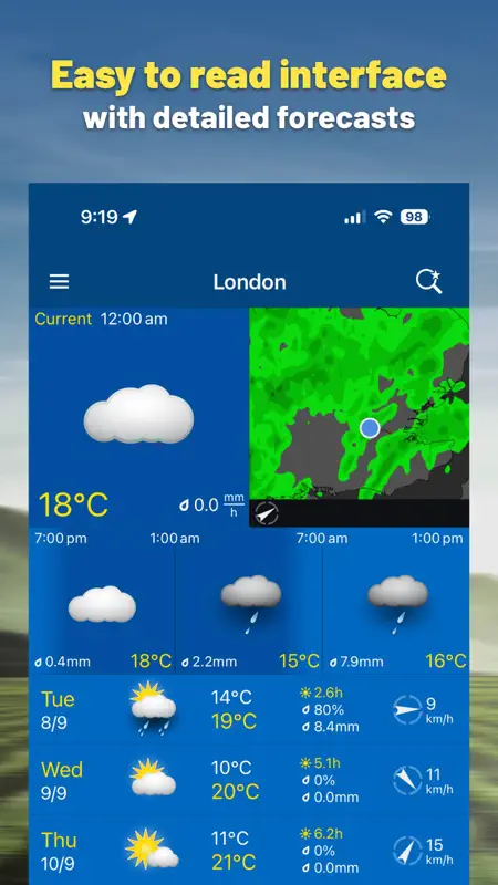 WeatherPro screenshot 1 of 3