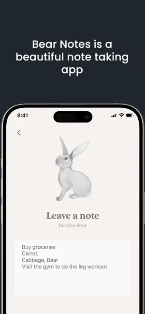 Bear Notes screenshot 1