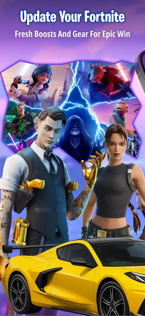 FZone - Fortnite Game Stats - This tool helps users visualize their ideal Fortnite setup, featuring a dynamic collection of iconic characters and high-performance vehicles.