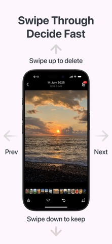 Swipe Photo Deleter - PicWipe screenshot