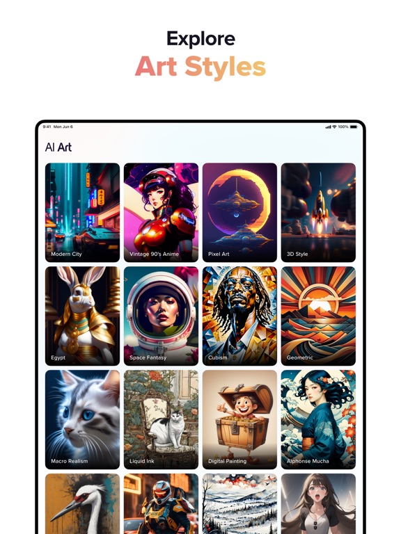 Fancy AI: AI Logo&Avatar Maker iPad screenshot 9 - Photo & Video app