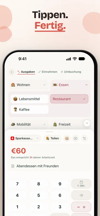 Screenshot 6 di 6 di Money2Time: Expense Tracker