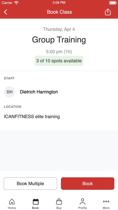 ICANFITNESS elite training Screenshot