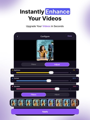 Captions AI - Video Subtitles iPad screenshot