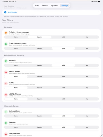 Shelf Checkout iPad screenshot