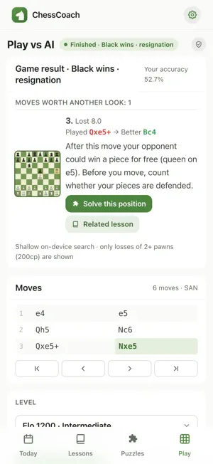ChessCoach - Learn Chess screenshot 4