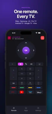 Universal TV Remote: SmartCtrl screenshot 1