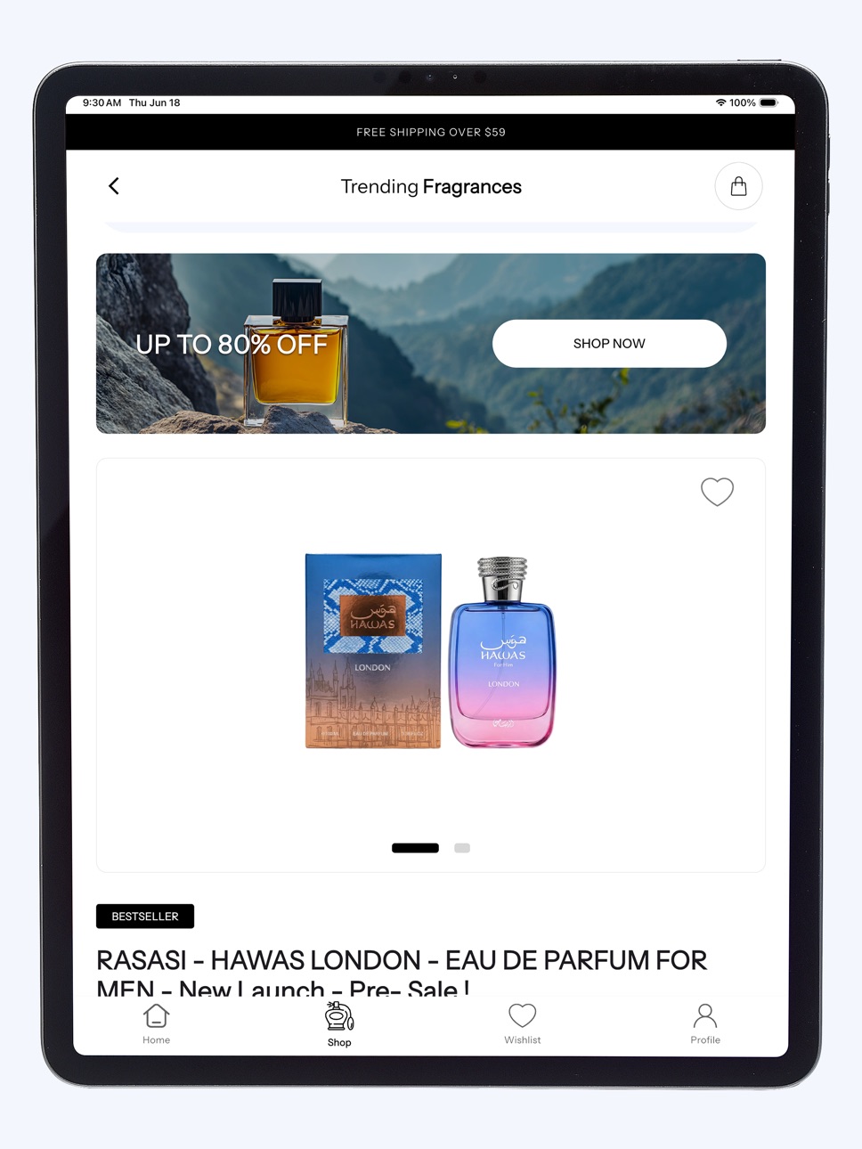 iPad screenshot