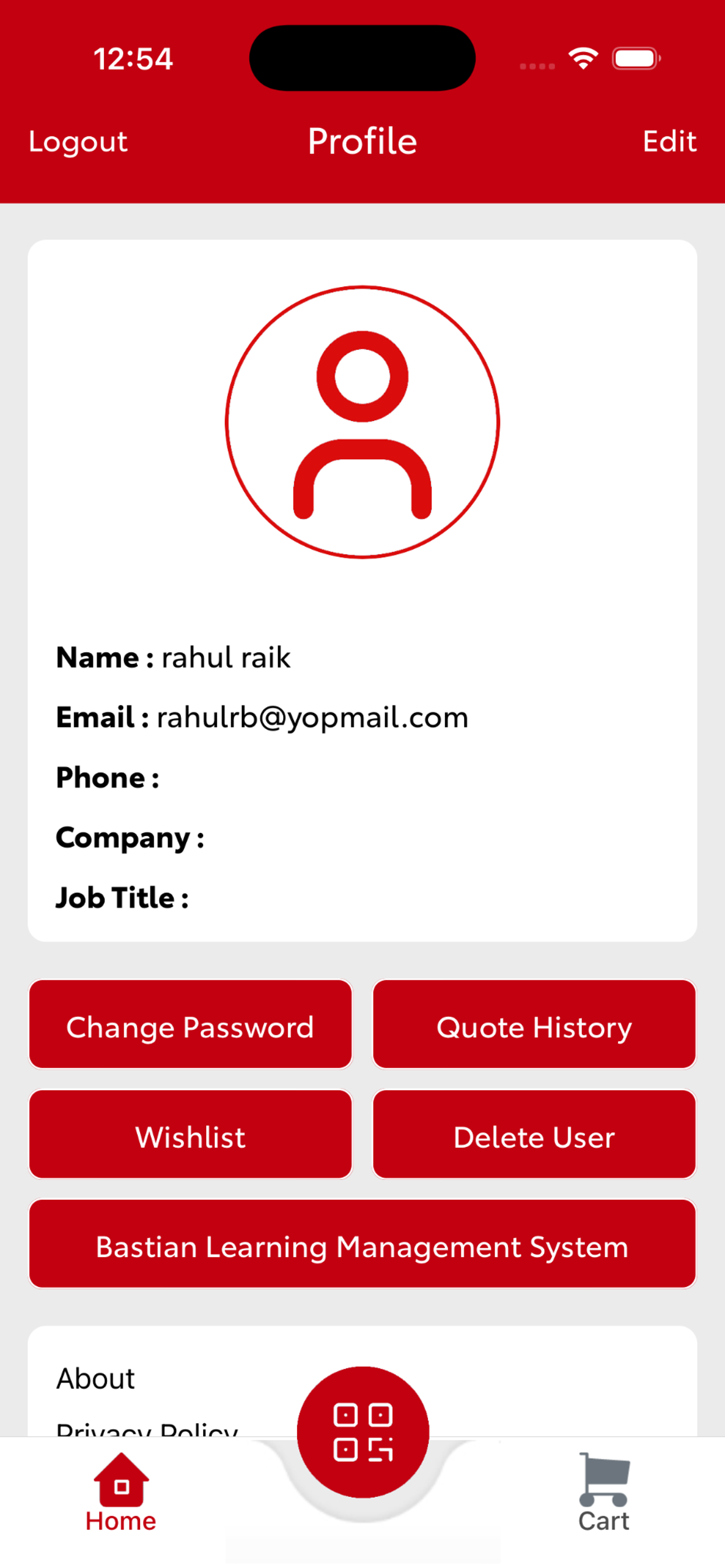 TAL Customer Parts Portal screenshot 8