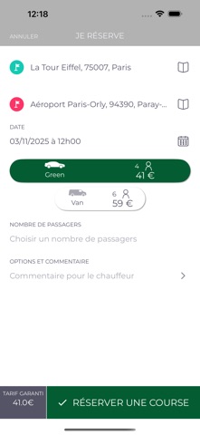O TAXIS screenshot