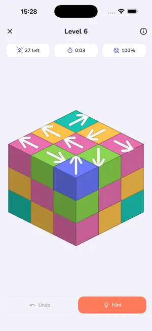 Cubeway: 3D Block Puzzle screenshot 1