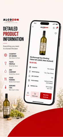 Alcozon iPhone screenshot