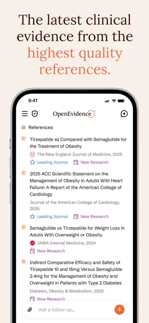 OpenEvidence iPhone screenshot 3