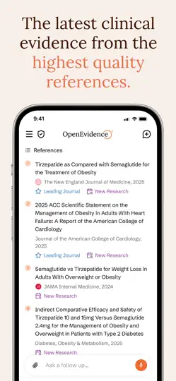 OpenEvidence iPhone Screenshot 3