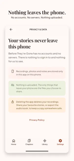 Before They're Gone: Mémoires screenshot 3