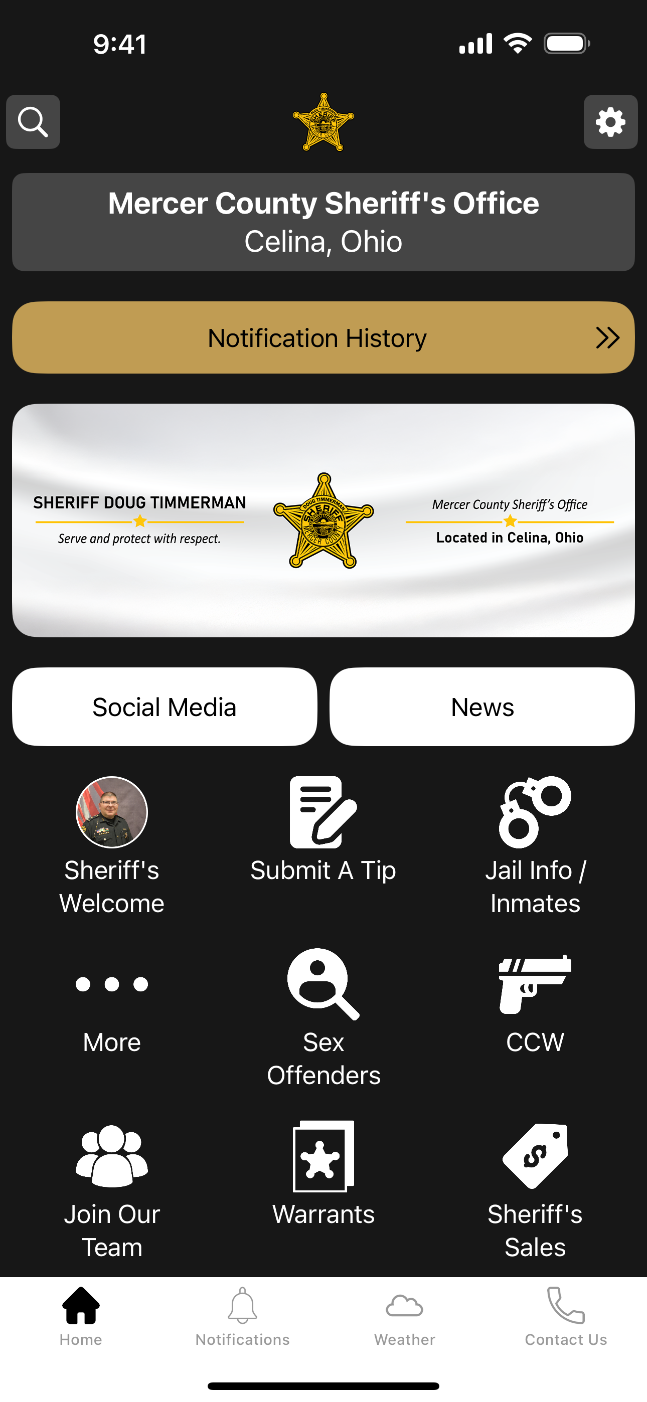 Mercer County Sheriff's Ohio