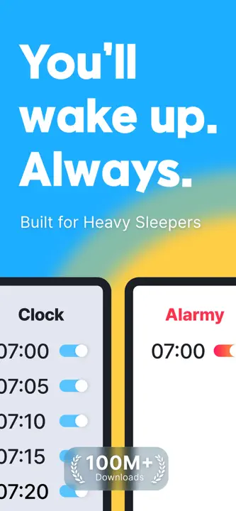 Alarmy - Loud alarm clock App Store screenshots