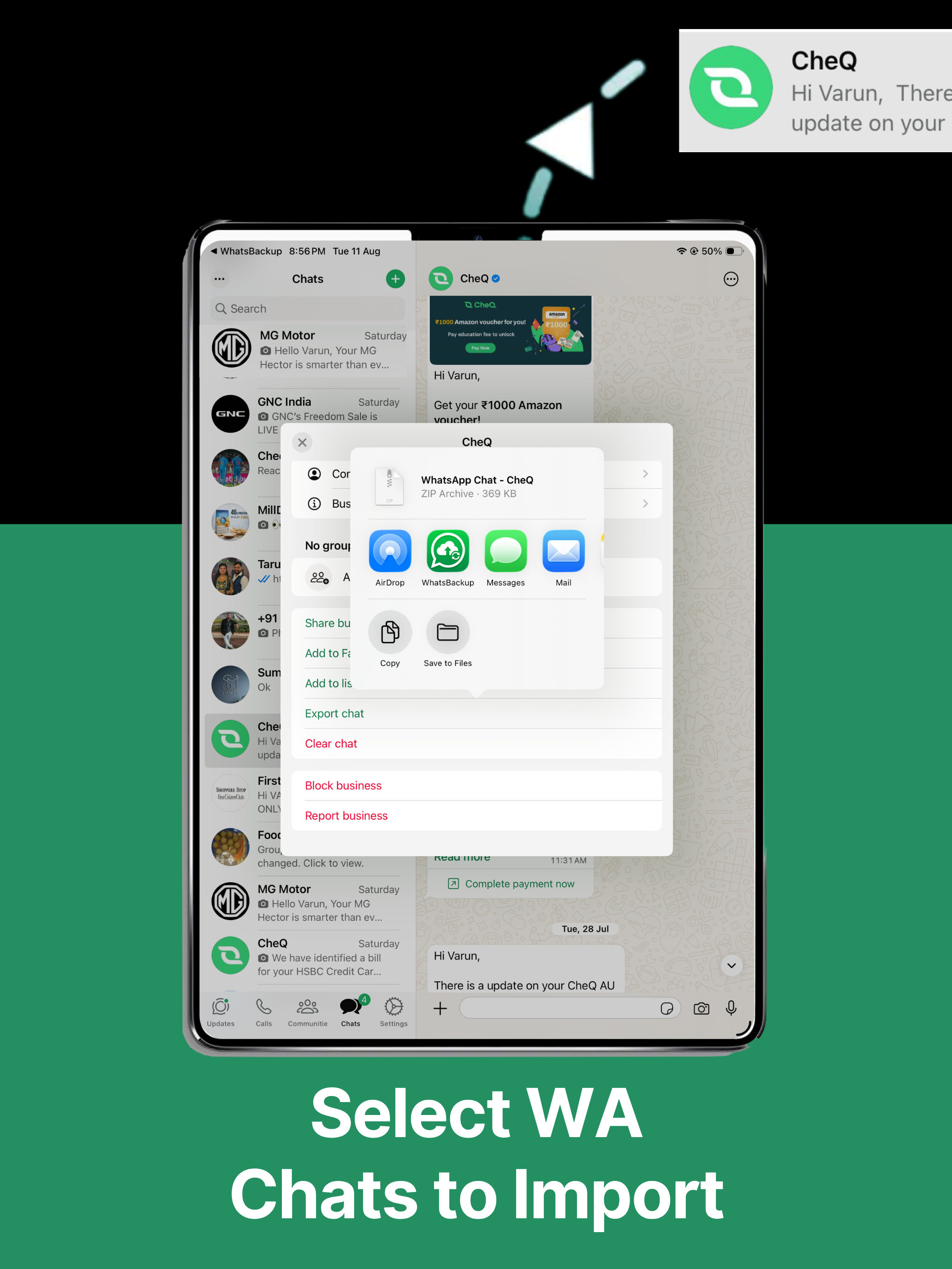 WhatsBackup screenshot 13