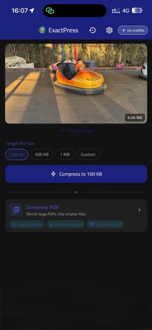 ExactPress: Compress to Size Screenshot 3 of 5